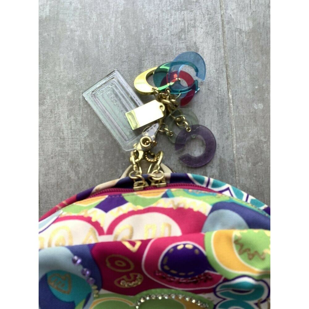 COACH Limited Edition Poppy Pop C Multi Collectible Backpack Book Bag RARE! NEW - Picture 4 of 10